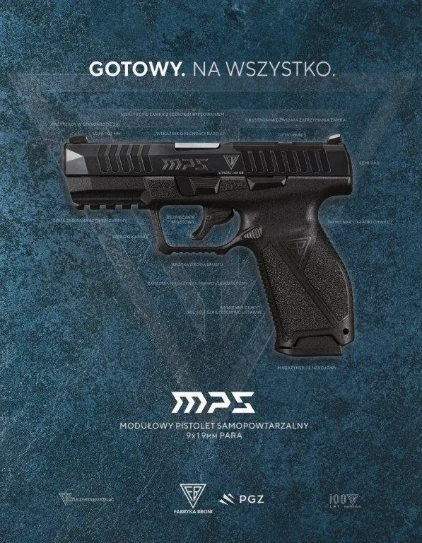 Pistolet MPS z Fabryki Broni w Radomiu